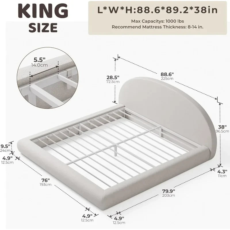 RECCI AirFrame King Bed Frame