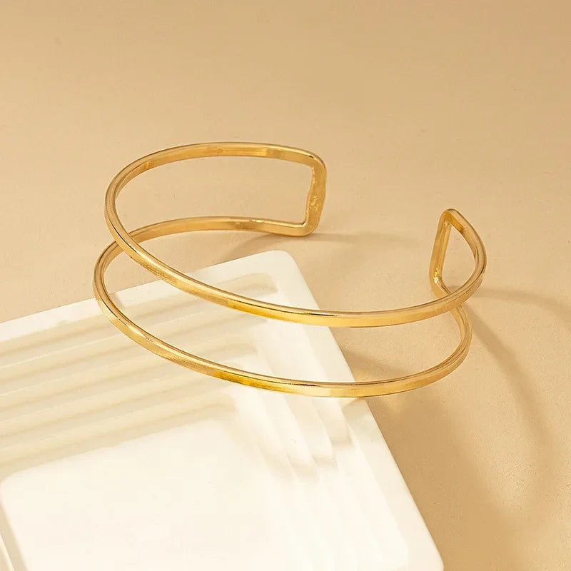 Geometric Arm Cuff Bracelet