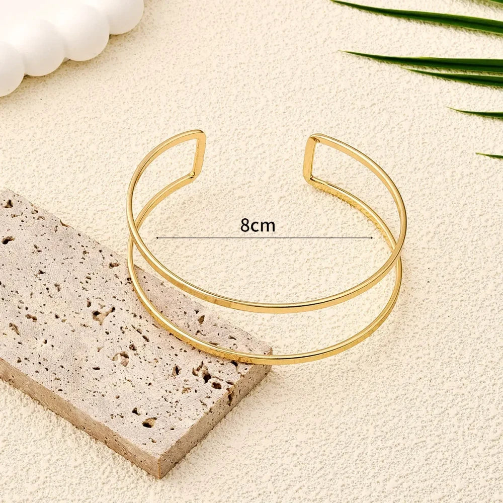 Geometric Arm Cuff Bracelet